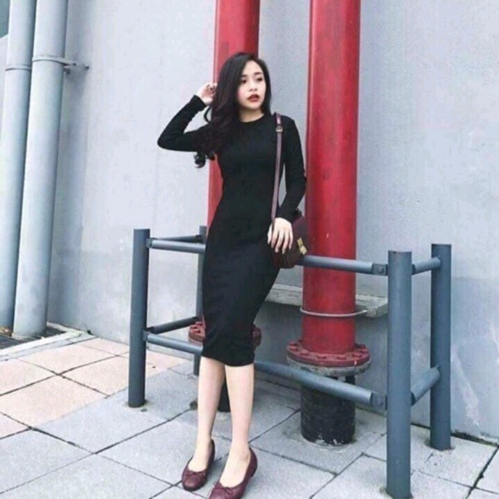 ĐẦM BODY TAY DÀI - VÁY ÔM DÀI TAY SIÊU XINH