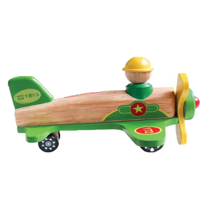 Đồ chơi gỗ Máy bay quân sự Winwintoys 68262