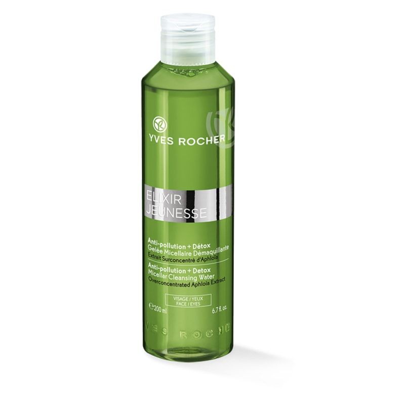 Nước Tẩy Trang Và Cân Bằng Thanh Lọc Da Yves Rocher Elixir Jeunesse AntiPollution + Detox 200ml