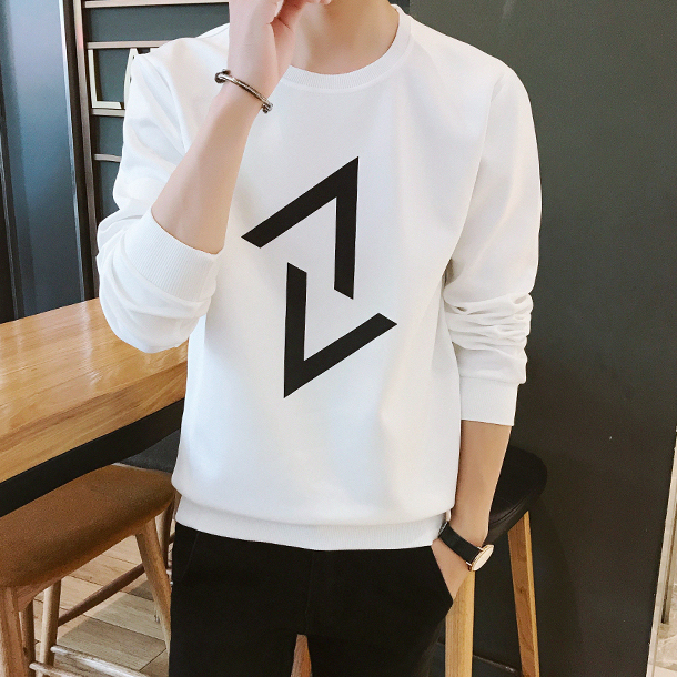 Áo Sweater Nỉ Nam Tay Dài Cổ Tròn Họa Tiết Dấu V Đối Nhau Phong Cách Hàn Quốc Trẻ Trung Thời Trang Cá Tính HNDC Tina MEN TOP 228