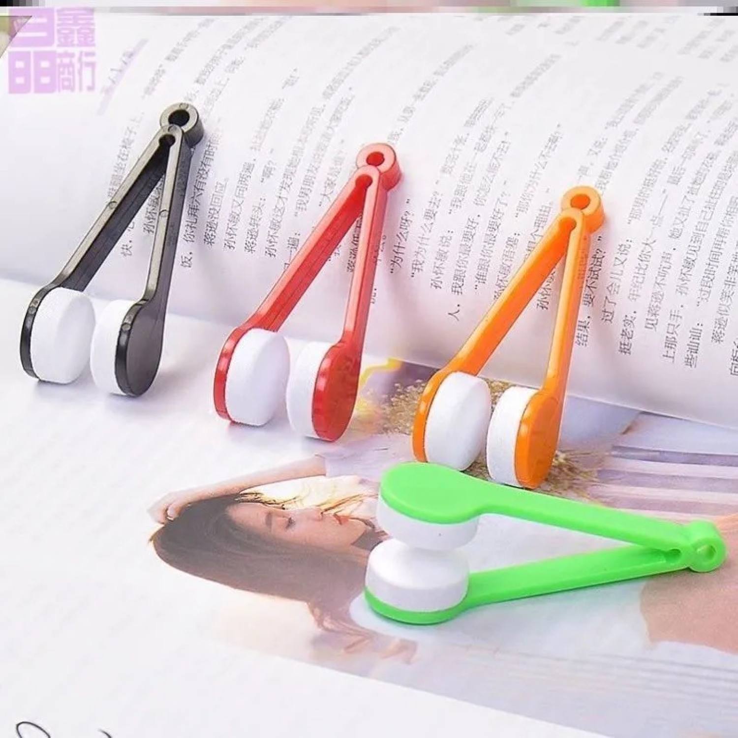 Dụng cụ lau kính mắt 2 mặt tiện dụng, sợi vải mềm, lau sạch mắt kính