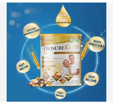 Sữa hạt Ovisure gold hộp 650g