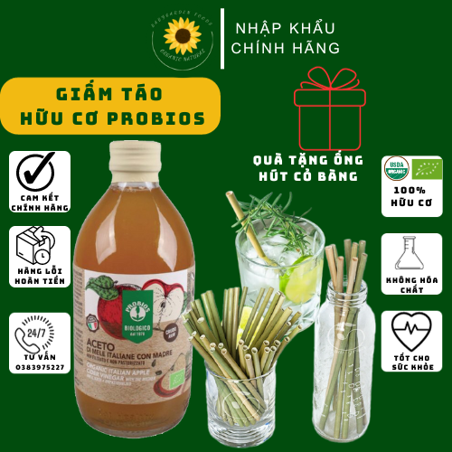 Giấm táo hữu cơ probios - hàng ý