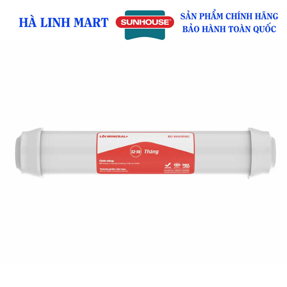 Lõi lọc nước số 8 SUNHOUSE SHA-WFMIN -  Lõi tạo khoáng Mineral  - Chức năng bổ sung vi lượng và khoáng chất tự nhiên cho nước