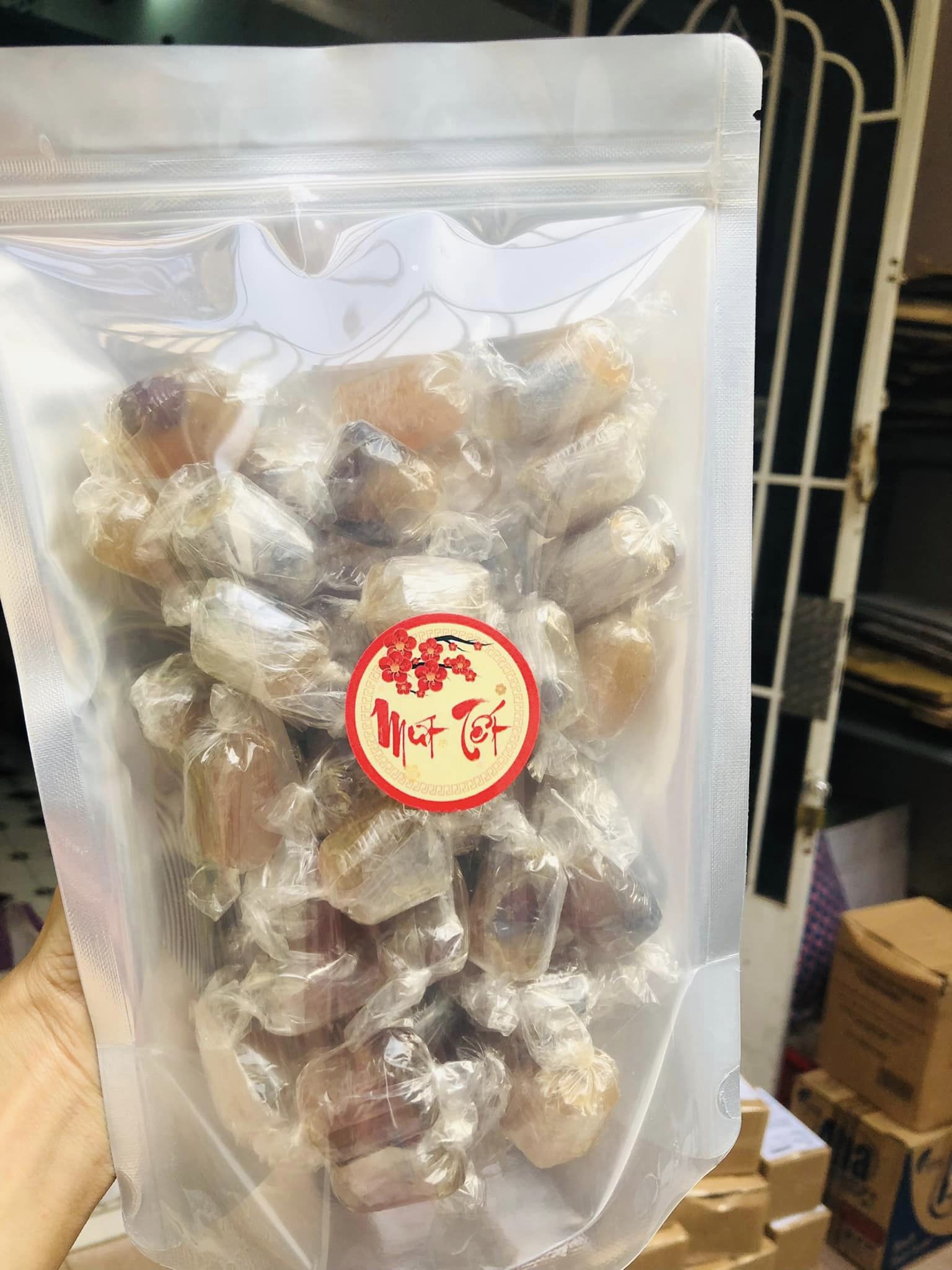 mứt mãng cầu quấn viên nhỏ gói 300gr