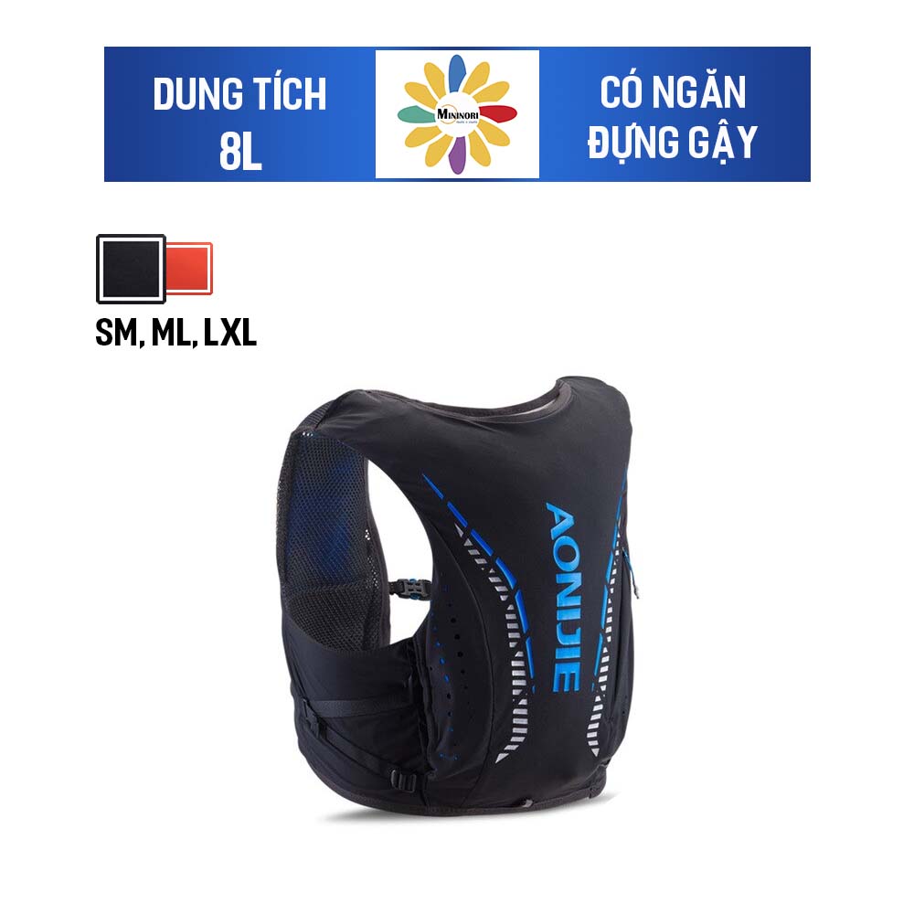 Balo Vest Nước Chạy Bộ, Chạy Trail Aonijie C958 - Siêu Thoáng Khí, Nhỏ Gọn