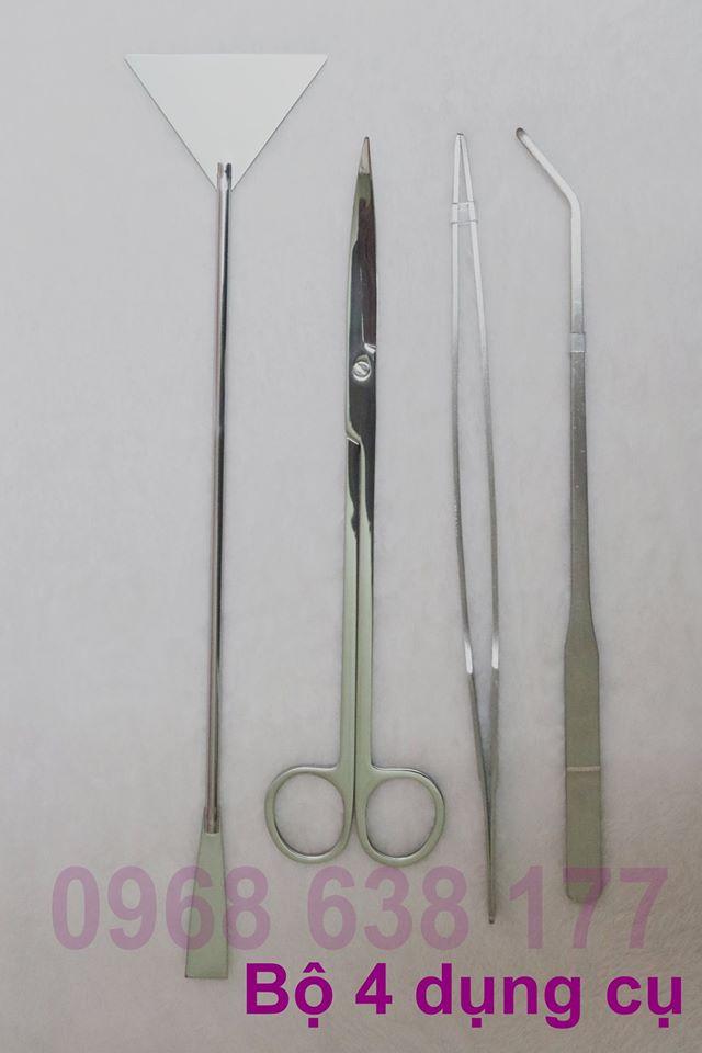 BỘ 4 DỤNG CỤ CẮT TỈA CÂY THỦY SINH - PHỤ KIỆN CHĂM SÓC HỒ THỦY SINH