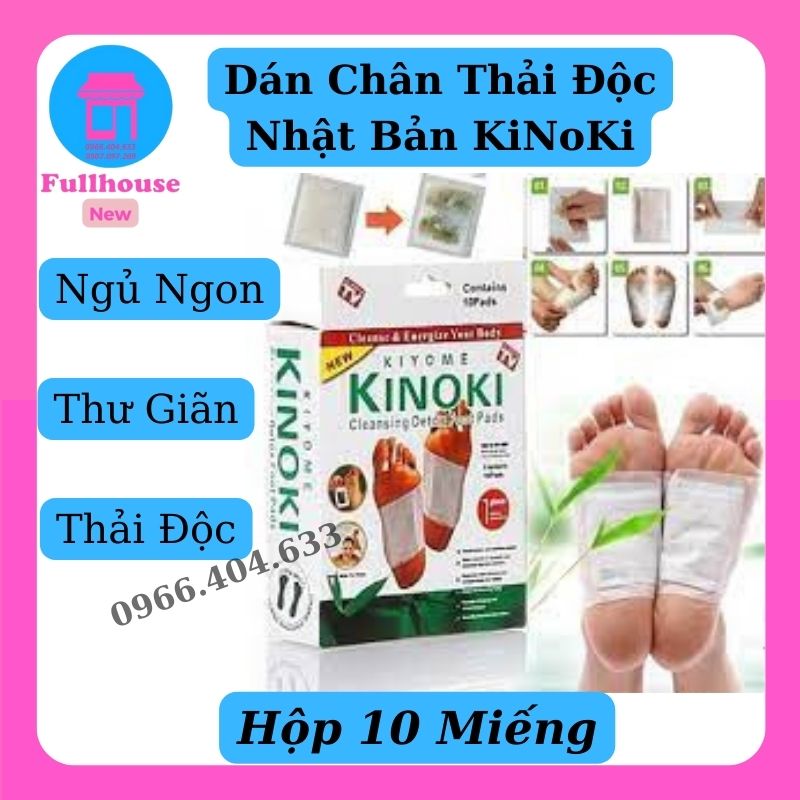 Dán chân thải độc nhật bản KiNoKi