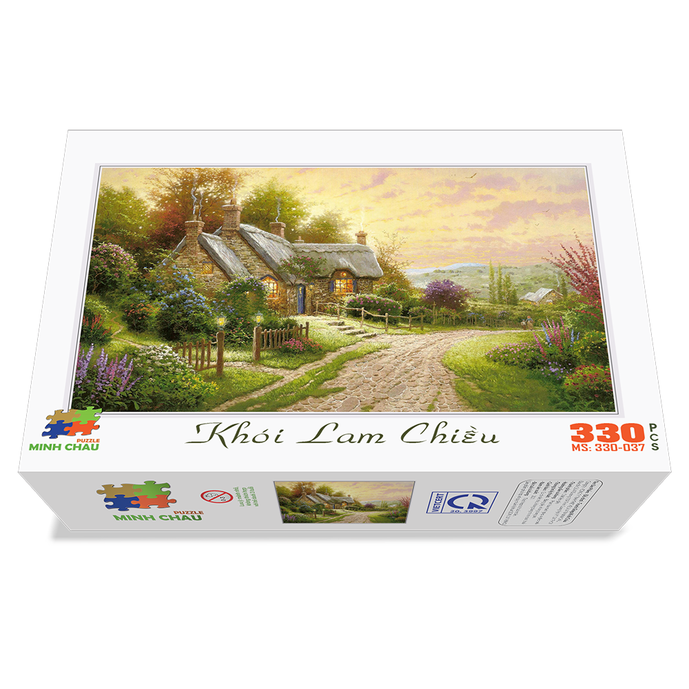 [HCM]Bộ tranh xếp hình 330 mảnh – Khói Lam Chiều