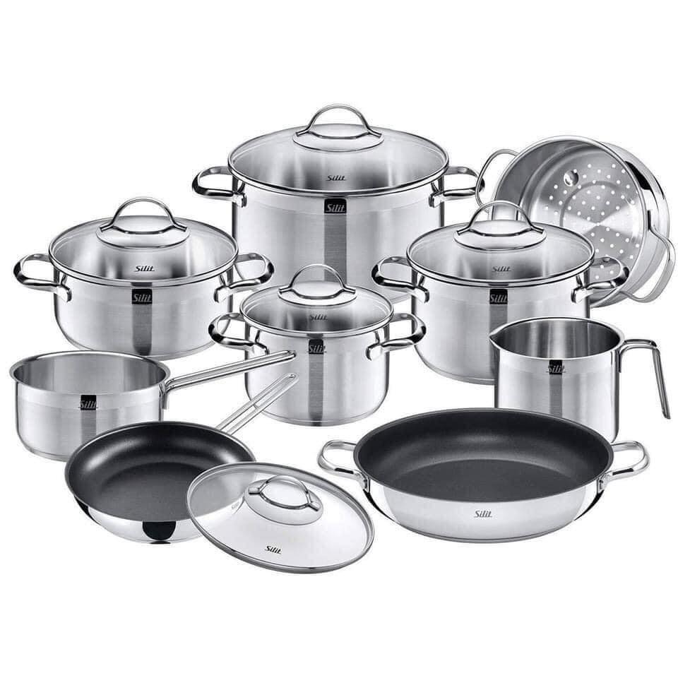 Bộ nồi silit achat 10 món
