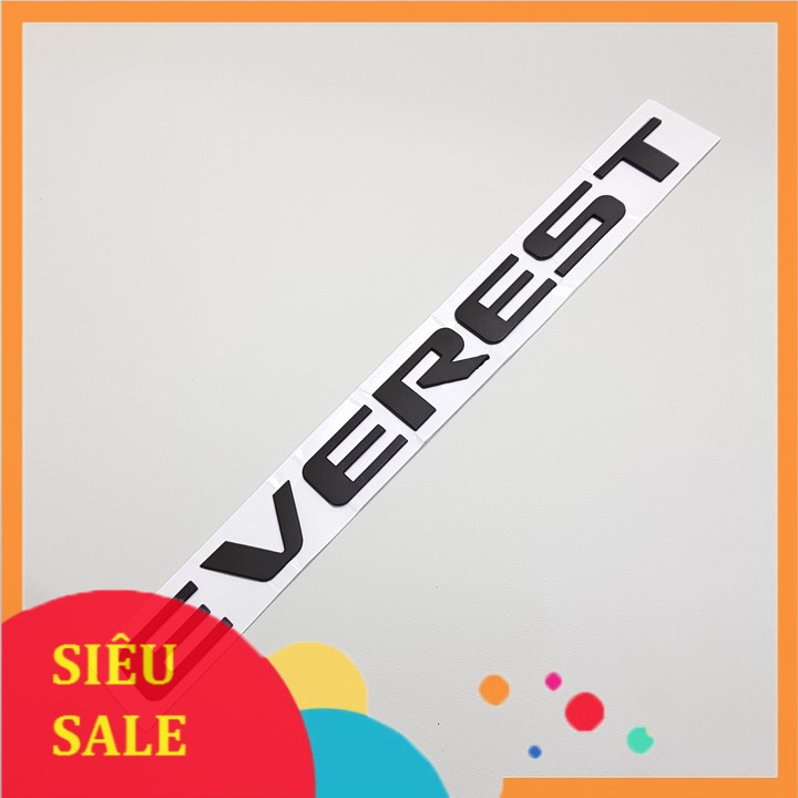 Logo chữ EVEREST nổi dán trang trí xe Ford Everest