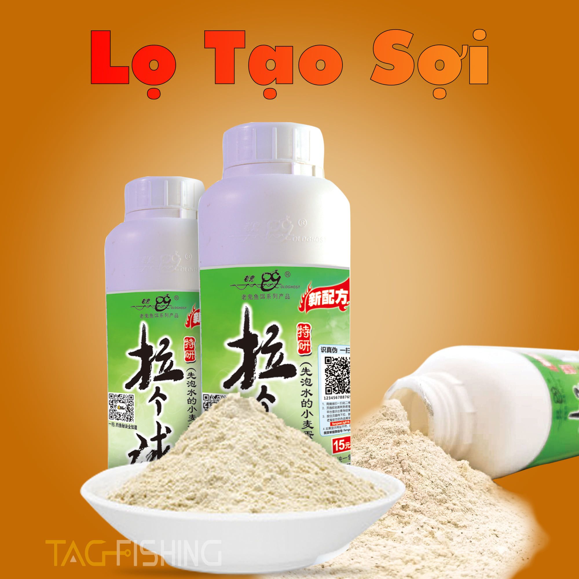 Lọ tạo sợi mồi câu Lọ tạo sợi dạng bột kết dính mồi câu cực hiệu quả thương hiệu Lão Quỷ