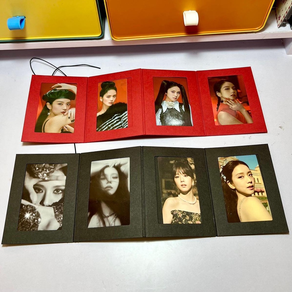 Jisoo photo card folder