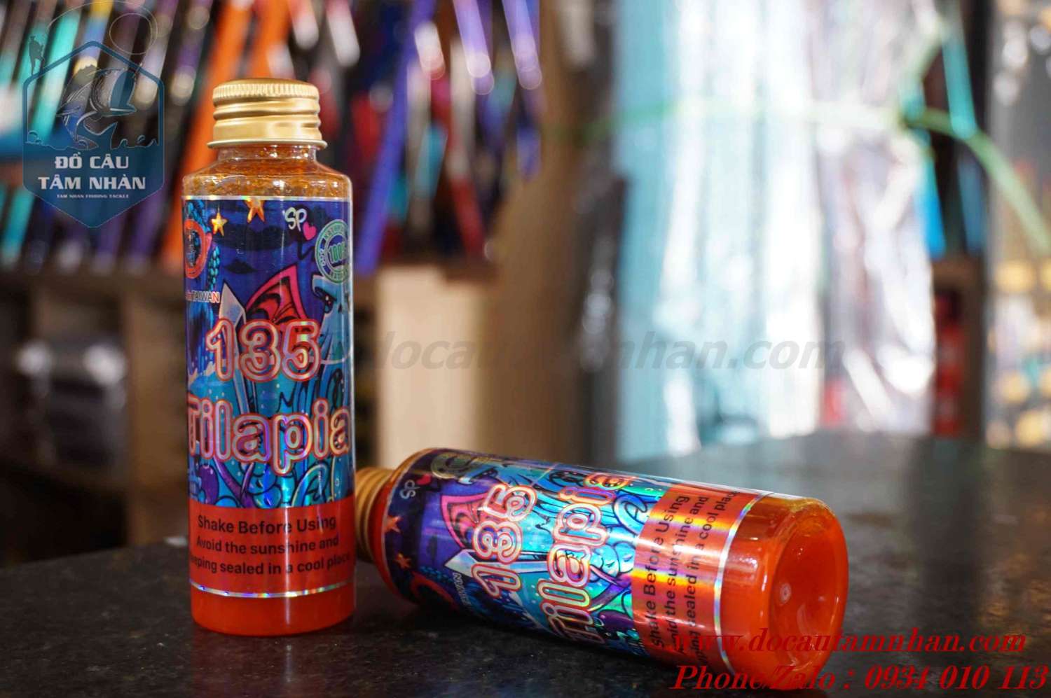 01 chai hương liệu 135 chuyên câu rô phi - diêu hồng 120ml