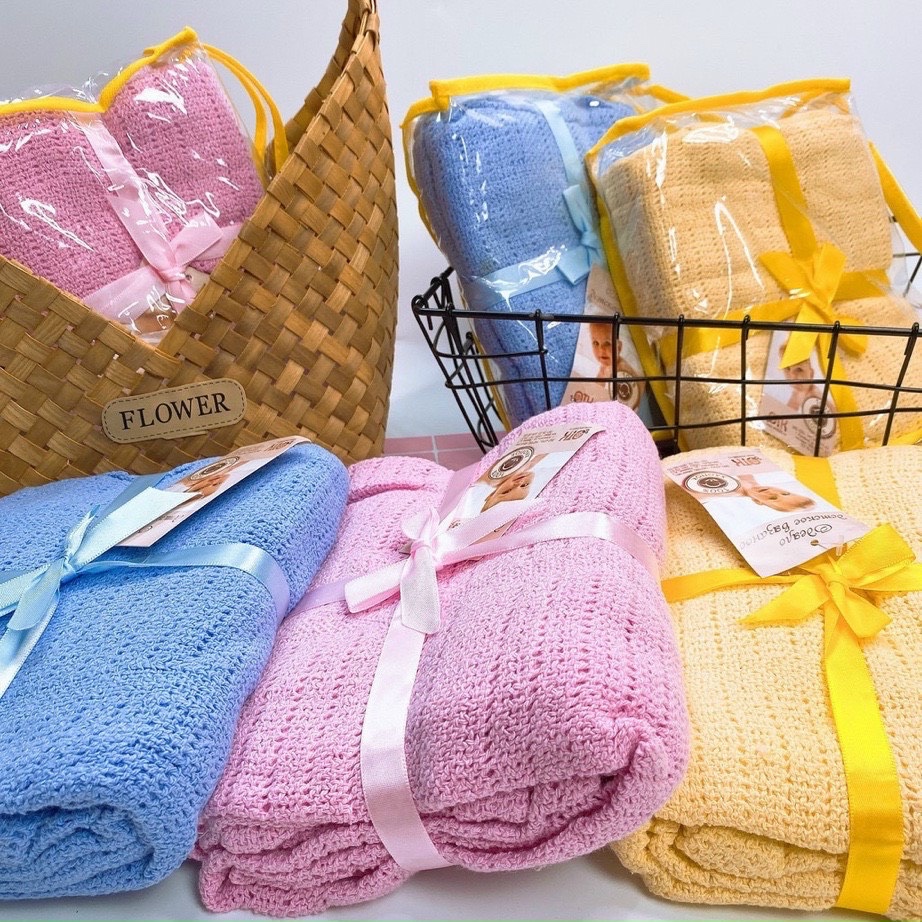 Chăn lưới cho bé sơ sinh chống ngạt xuất nga kích thước 90x120cm