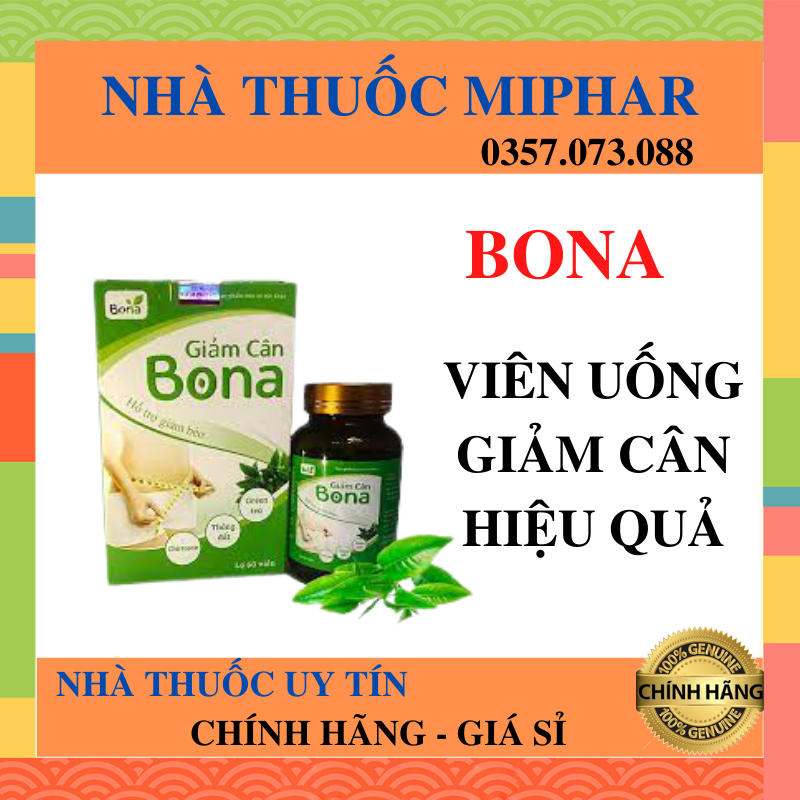 [Miễn Phí Ship][HCM]Giảm cân Bona - Chính hãng - MI Pharmacy 1