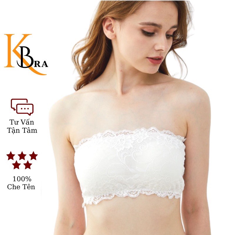 Áo bra ren cúp ngang ngực , áo ngưc ren không dây 088