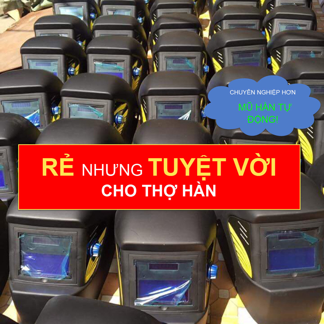 Mũ hàn điện tử wh4001