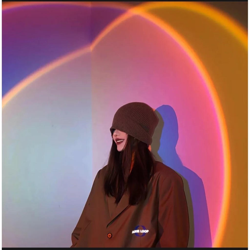 Đèn hoàng hôn 16 màu có điều khiển và 4 màu chuyển đổi màu ảo diệu để chụp ảnh sống ảo quay tiktok