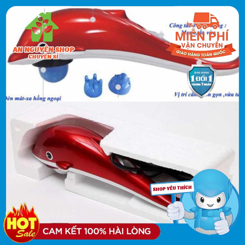 Máy massage cầm tay cá heo size lớn