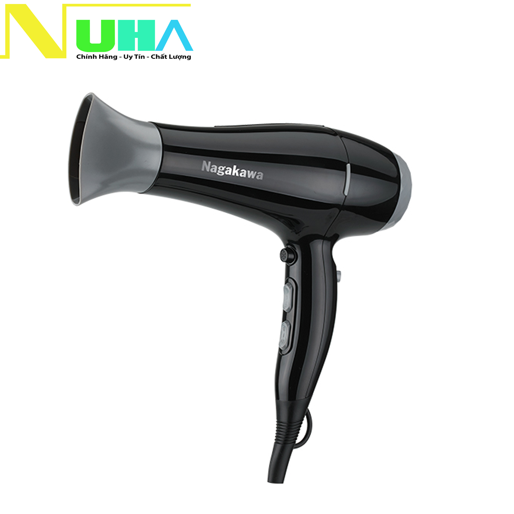 Máy sấy tóc 3 tốc độ 2000w nagakawa nag1606 có chế độ sấy mát dành cho tóc dễ hư tổn màu ngẫu nhiên - dự kiến giao 24/6