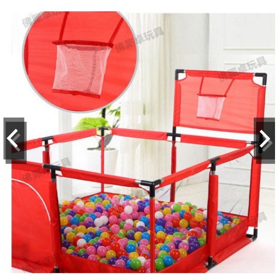 Nhà bóng cho bé, Quây bóng lều chơi bóng cho bé khung inox hình vuông(M250)