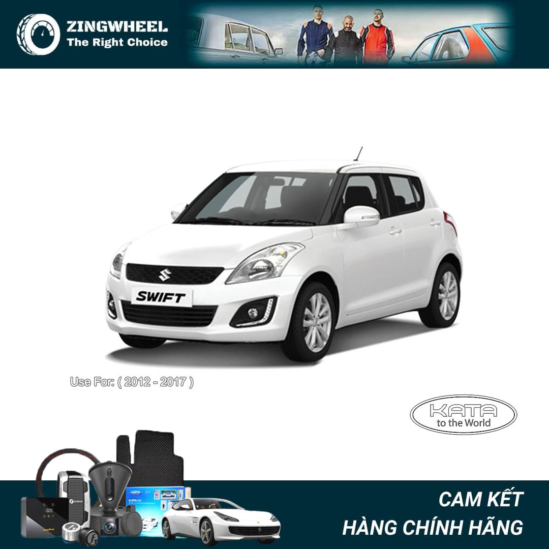 Thảm lót sàn ô tô KATA cao cấp cho xe Suzuki Swift 2012 - Không mùi, an toàn, dễ vệ sinh