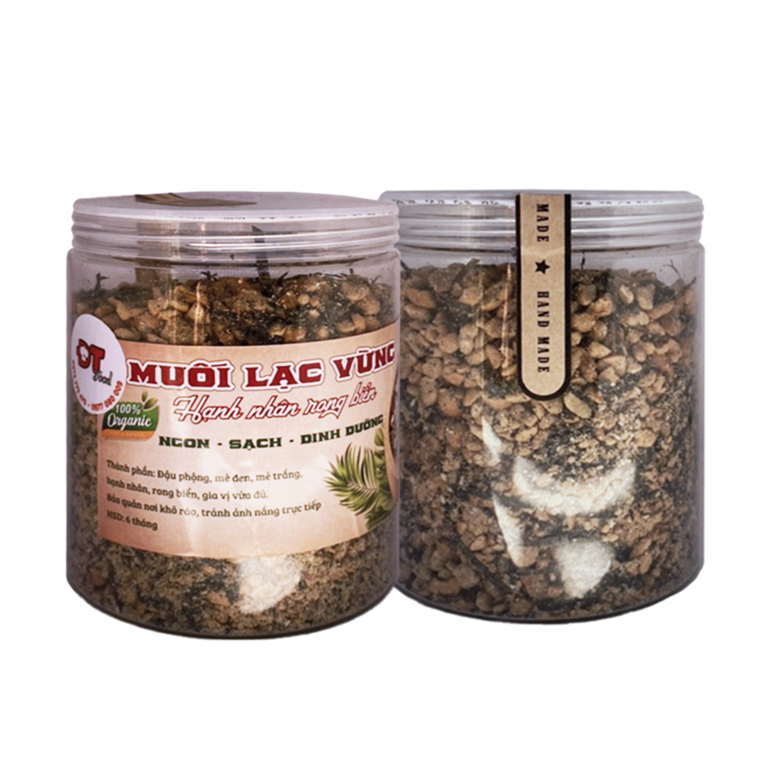 Muối lạc vừng hạnh nhân rong biển dtfood 500g