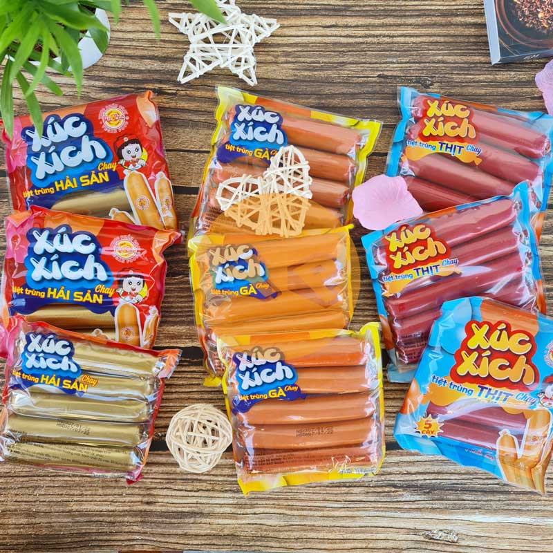 Xúc xích tiệt trùng chay Âu Lạc 150g