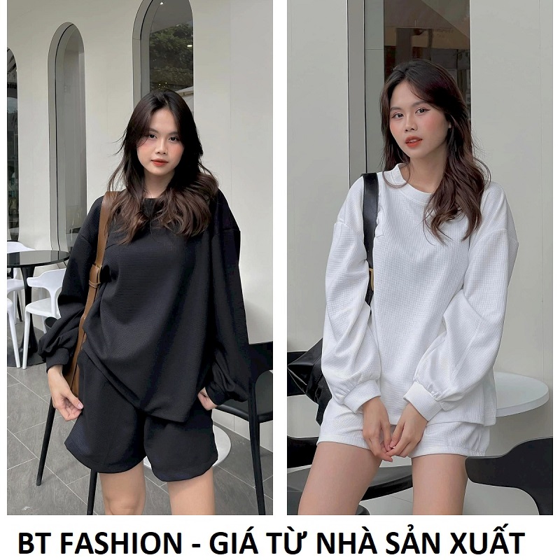 Set Bộ Đùi Vải Nỉ Thời Trang Thu Đông HOT - BT Fashion (TamGiac) + Video, Hình Thật