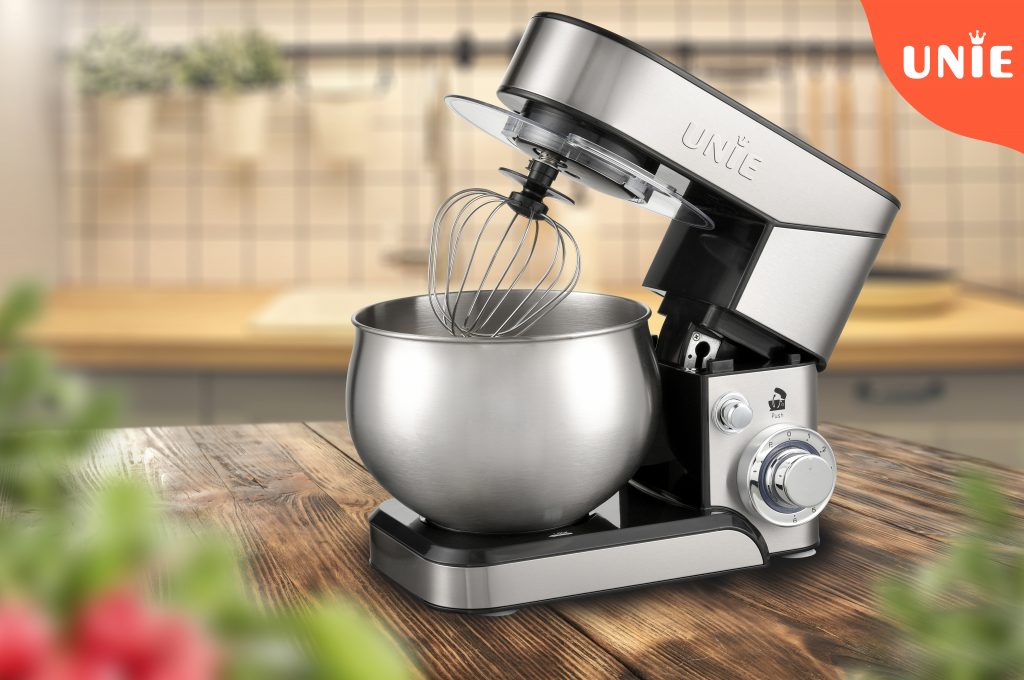 Máy nhồi bột UNIE M2 đa năng kiêm đánh trứng 5L- Hàng Chính Hãng