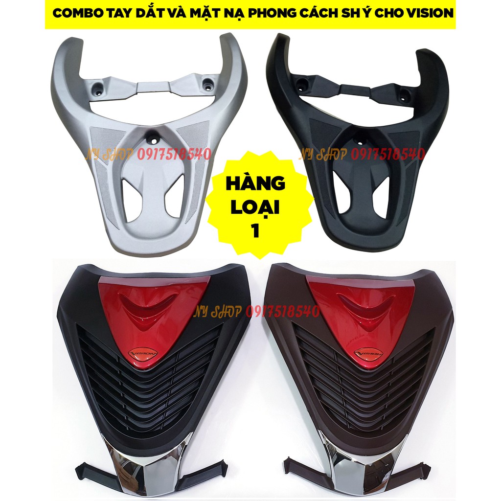 ?? COMBO MẶT NẠ + TAY DẮT PHONG CÁCH SH Ý GẮN VISION 2014-2019 ??