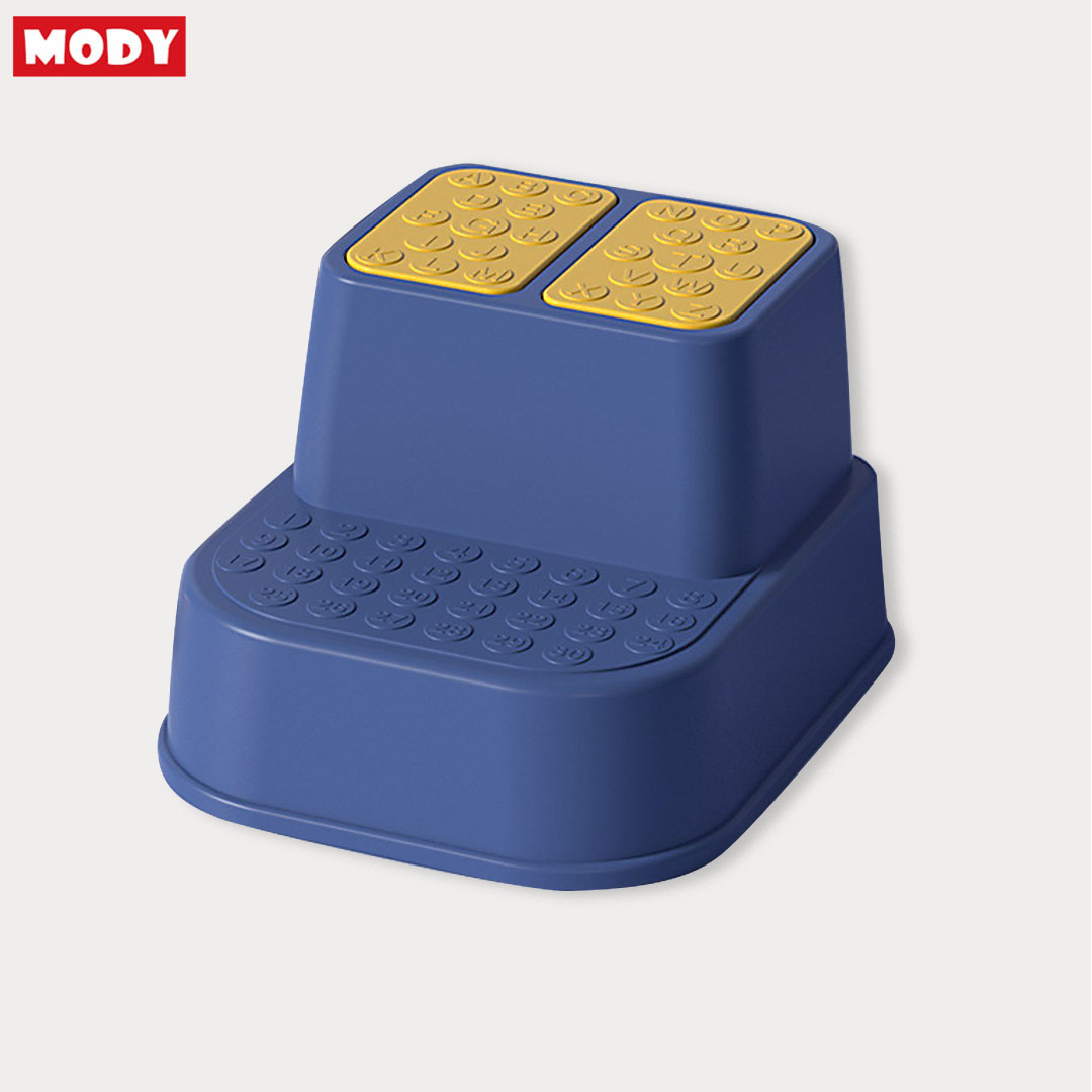 Ghế 2 bậc ghế nhựa bậc thang chống trượt cho bé tự vệ sinh rửa tay rửa mặt Mody M5022
