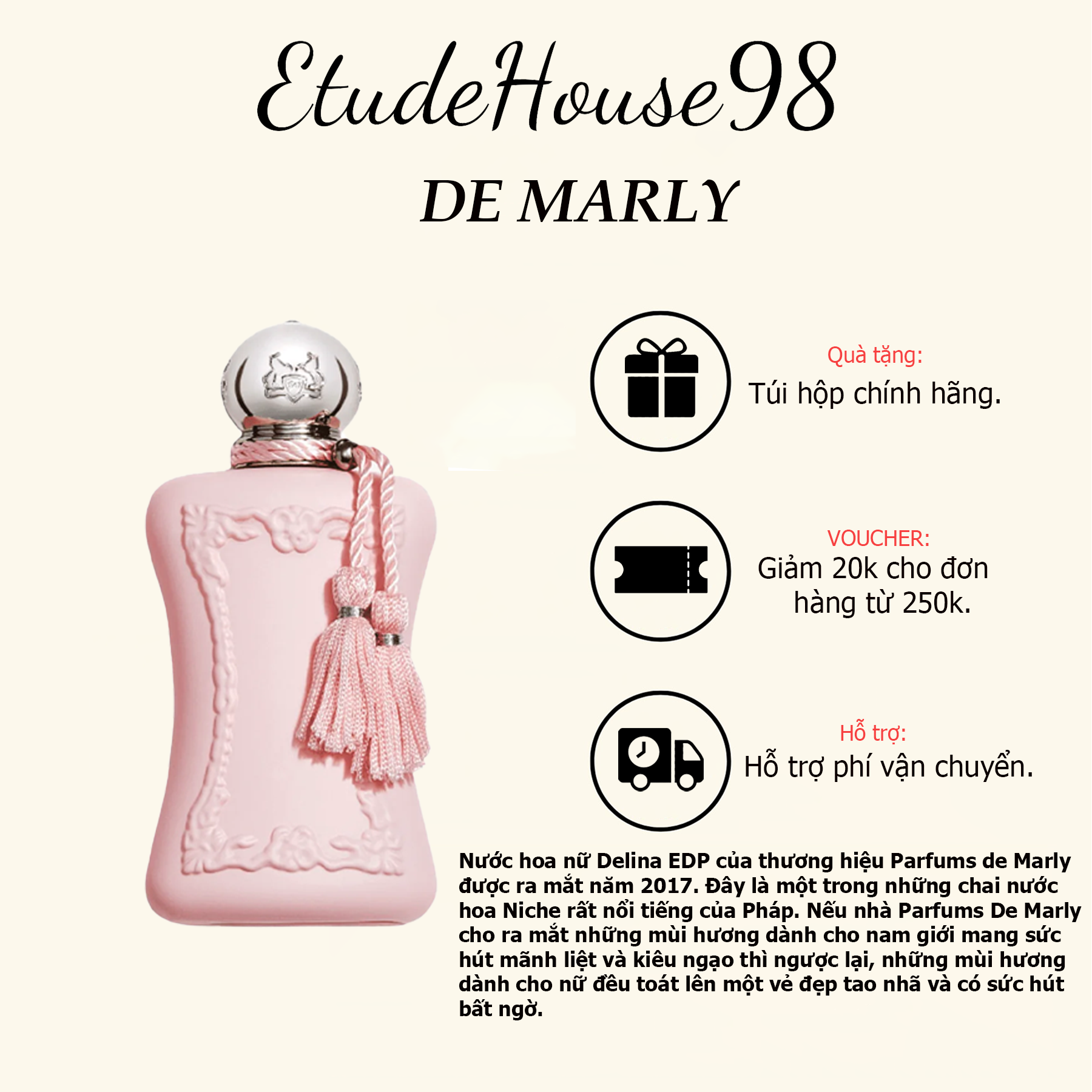 Nước hoa Parfums De Marly Delina EDP