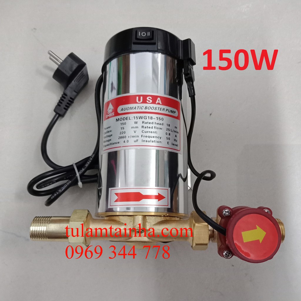 Máy bơm tăng áp 150w