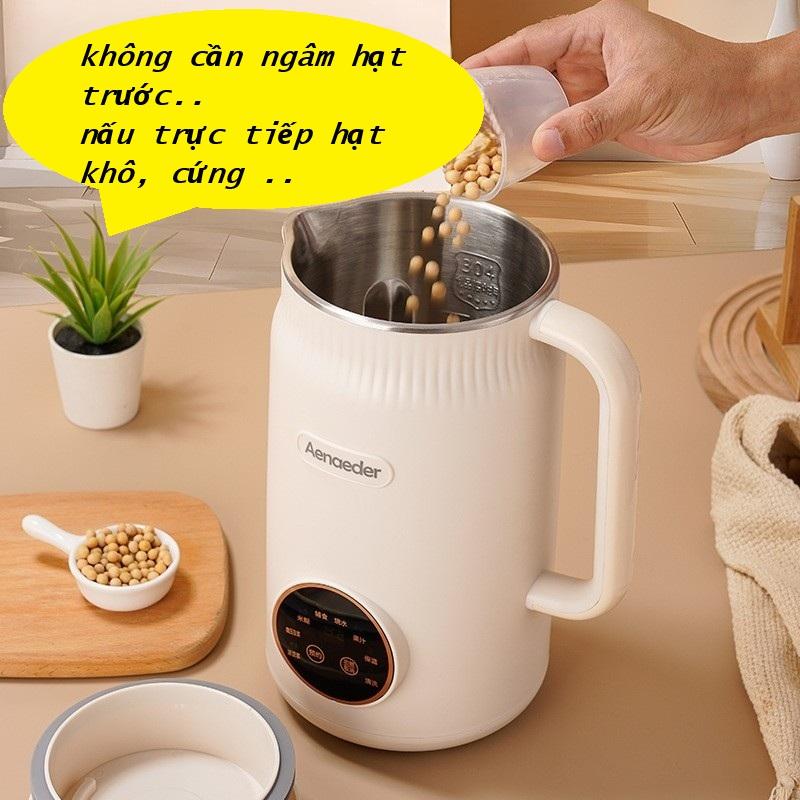 Máy làm sữa hạt thông minh hẹn giờ 1500ml, Máy làm sữa nguyên hạt đa chức năng Dung tích lớn 1500ml