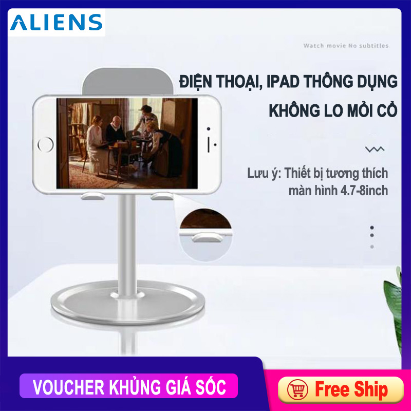 Giá đỡ điện thoại, giá đỡ điện thoại kim loại, giá đỡ điện thoại cho người lười, giá đỡ đện thoại livetream