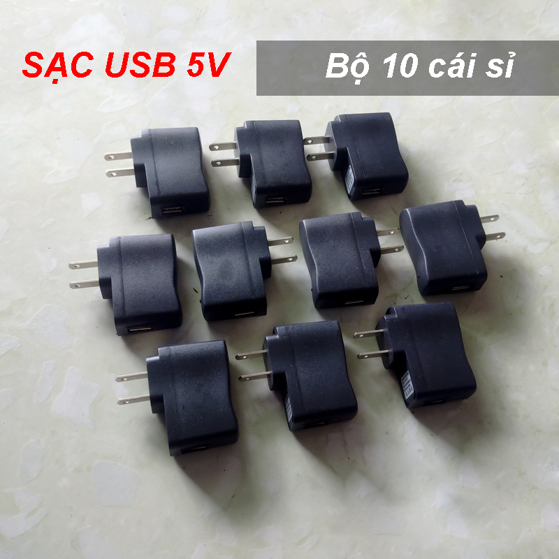 Bộ 10 củ sạc 5V USB - Sạc mọi thứ