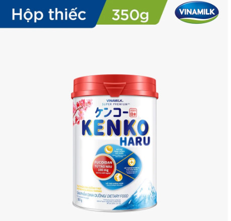 Sữa Bột Vinamilk Kenko Haru bổ sung Fucoidan - Hộp 350g