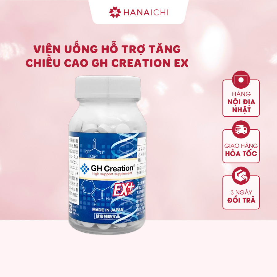 Viên uống hỗ trợ tăng chiều cao GH CREATION EX+ 270 viên