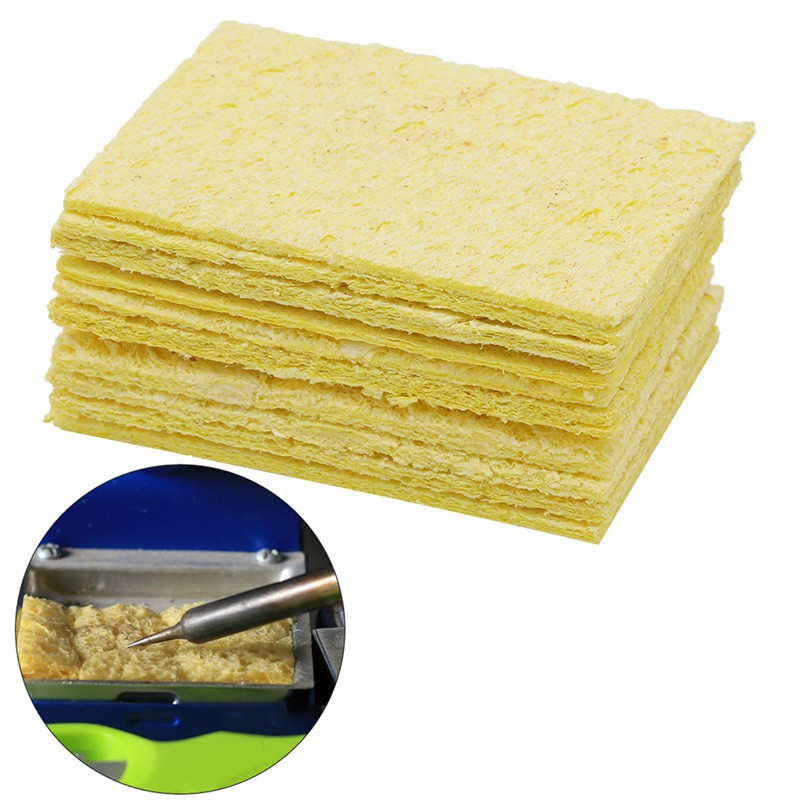 Combo 10 miếng bọt biển dùng để vệ sinh mỏ hàn điện tử -