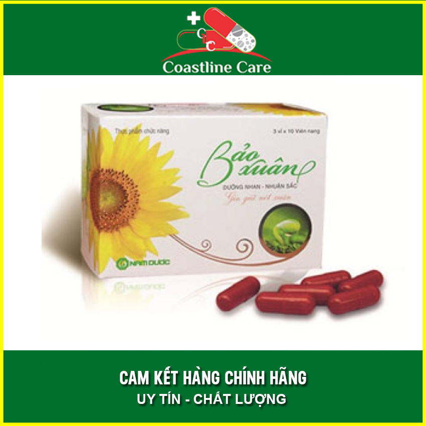 Bảo xuân gold dảnh cho phụ nữ 30 đến 50 hộp 30 viên coastlinecare pharmacy