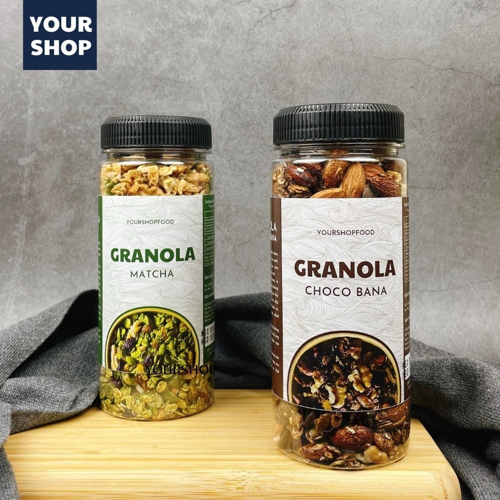 Hạt Ngũ Cốc Granola Siêu Hạt Quả Choco Bana - Ngũ Cốc Ăn Sáng/Ngũ Cốc Ăn Kiêng Giảm Cân Thái Dương Food