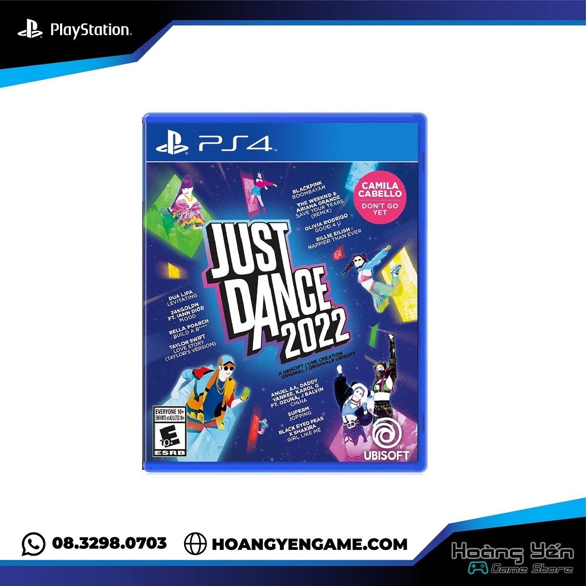 Đĩa game just dance 2022 ps4