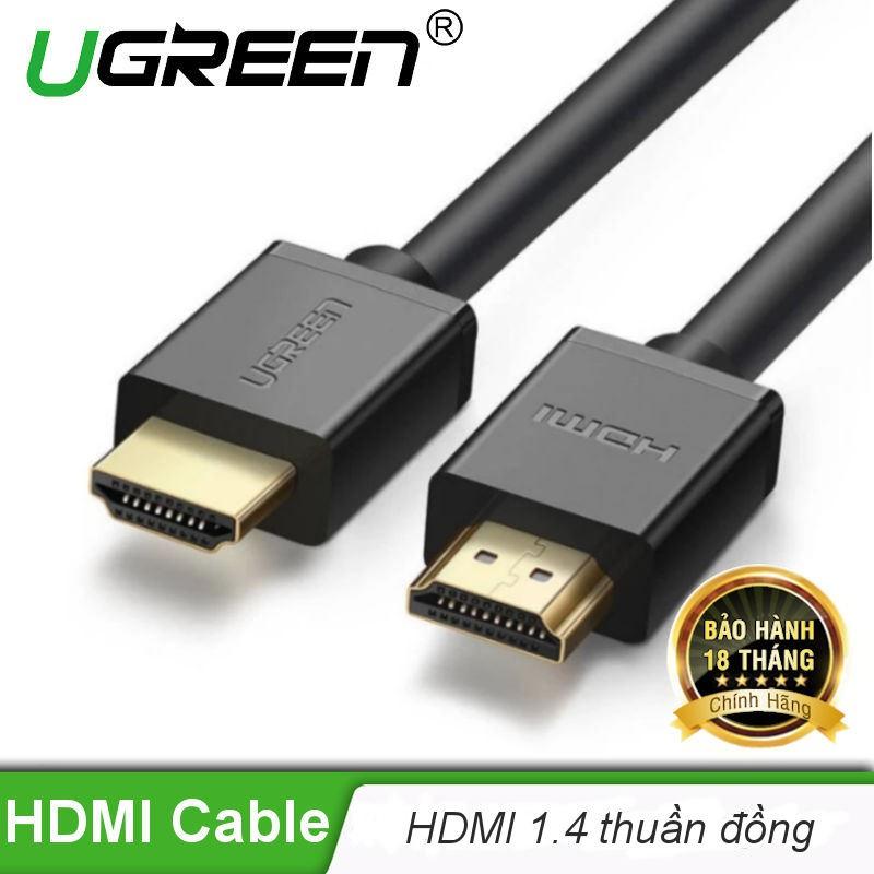 Cáp hdmi dài 10m cao cấp hỗ trợ ethernet + 4k 2k hdmi chính hãng ugreen ug-10110