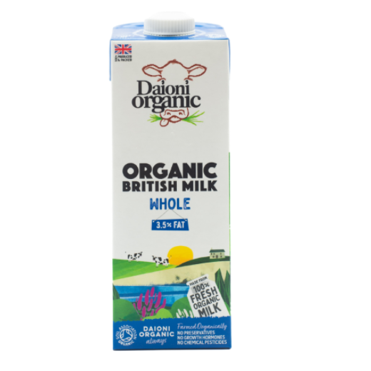 Sữa hữu cơ Daioni nguyên kem 1L