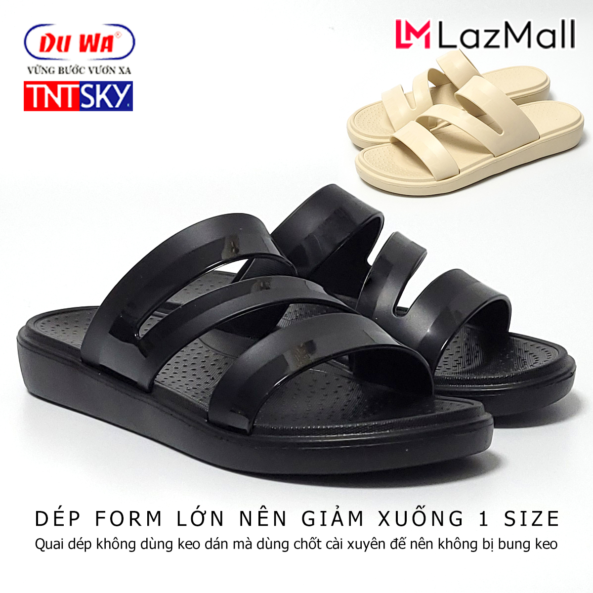 Dép nữ quai ngang siêu nhẹ DUWA - Hàng chính hãng - LD346