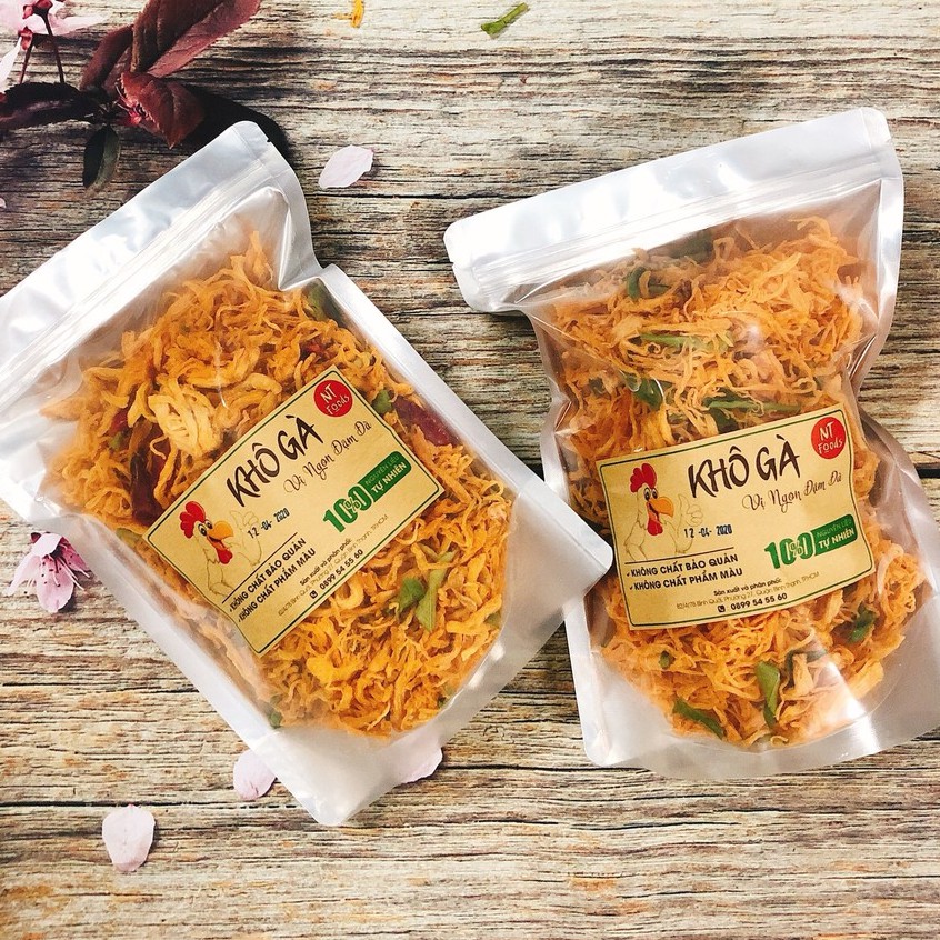 Khô gà lá chanh không cay thơm ngon 1kg