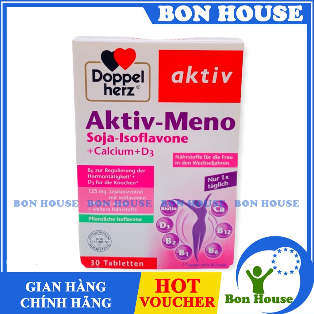 (Cam kết chính hãng) Hộp nội tiết tố Aktiv Meno