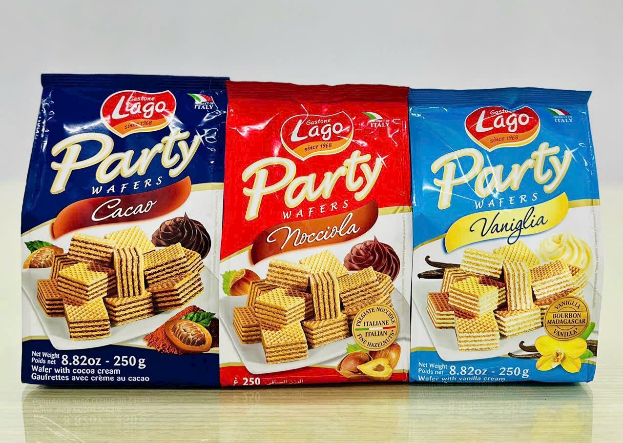 Bánh xốp kem Lago Party 250g